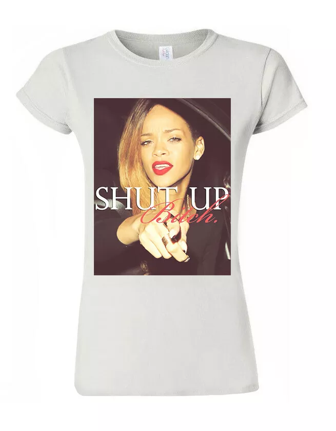 Robyn Rihanna Shut Up Bitch Fenty Singer Barbados Album Men Women Unisex M606, White;black
Robyn Rihanna Shut Up Bitch Fenty Singer Barbados Album Men Women Unisex M606, White;black