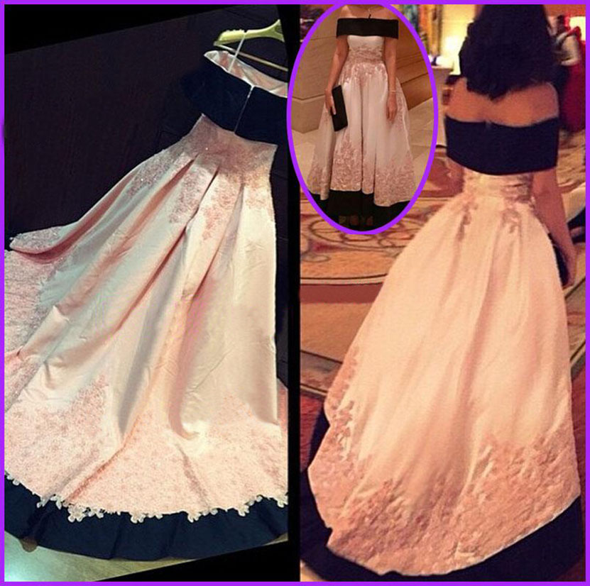 Shoulder Vinatage Off Formal Ocn Evening Dresses Real Photos Lace Appliques Plus Size Bridal Celebrity Prom Party Gowns 2021 Arabic