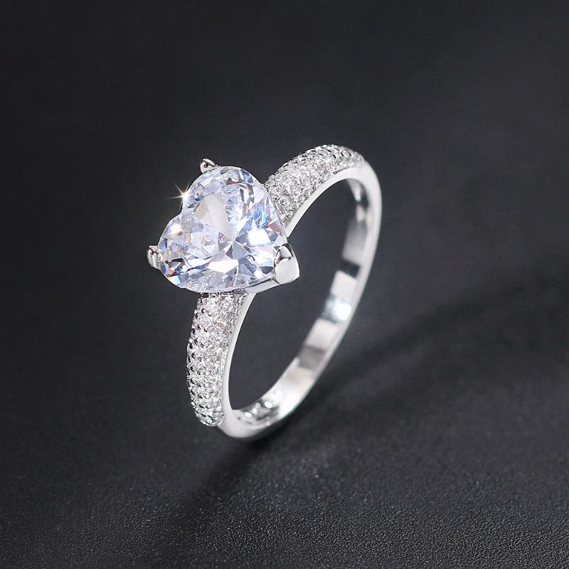 Wedding Rings Love For Women Luxury Bridal Heart Jewelry Engagement Gift Girlfriend Silver Color Finger Ring Wholesale R540, Slivery;golden
Wedding Rings Love For Women Luxury Bridal Heart Jewelry Engagement Gift Girlfriend Silver Color Finger Ring Wholesale R540, Slivery;golden