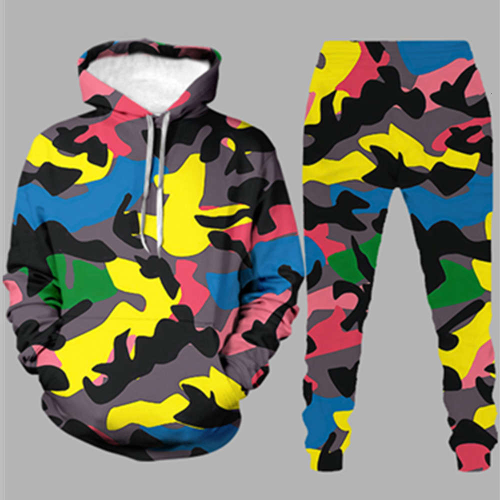 2021 Spring Hooded Jacket Pullover Men Sets Camouflage Casual Jogging Tracksuit Camo Hoodies and Pants 2-Piece Sportswear X0124, Gray
2021 Spring Hooded Jacket Pullover Men Sets Camouflage Casual Jogging Tracksuit Camo Hoodies and Pants 2-Piece Sportswear X0124, Gray