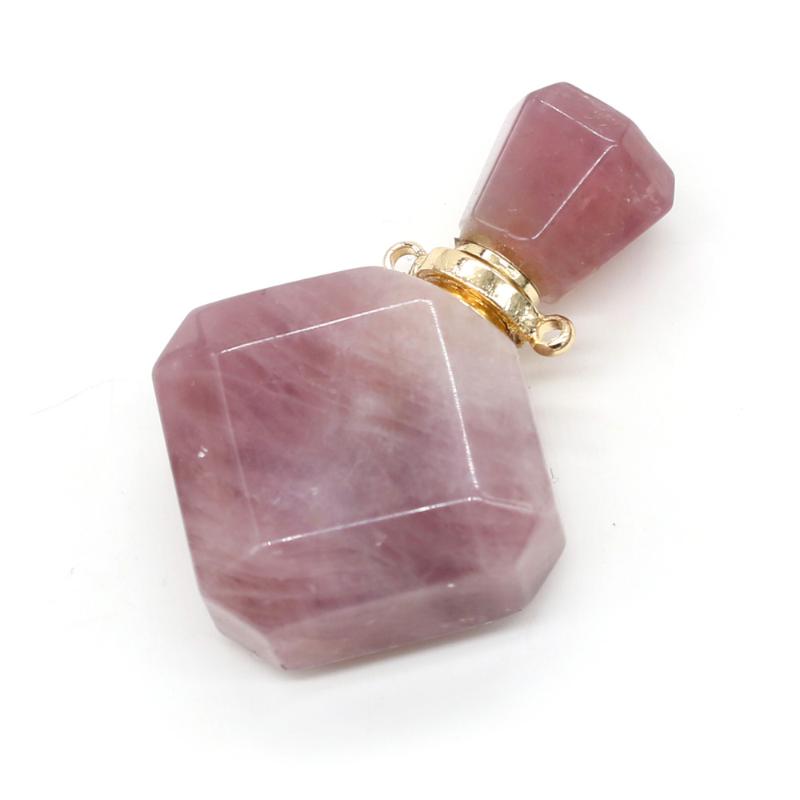 Charms Natural Stone Perfume Bottle Pendants Rhombus Madagascar Pink Crystal Pendant For Jewelry Making DIY Necklace Accessories, Bronze;silver
Charms Natural Stone Perfume Bottle Pendants Rhombus Madagascar Pink Crystal Pendant For Jewelry Making DIY Necklace Accessories, Bronze;silver