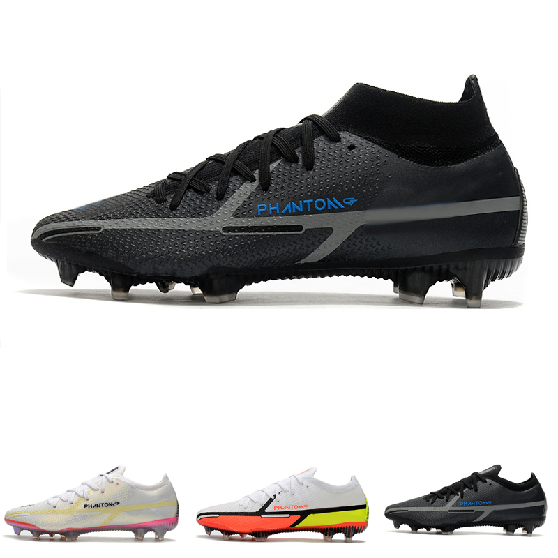Men Soccer Shoes Phantom GT2 Elite DF FG Cleats Sneaker Football Boots, Black pack high
Men Soccer Shoes Phantom GT2 Elite DF FG Cleats Sneaker Football Boots, Black pack high