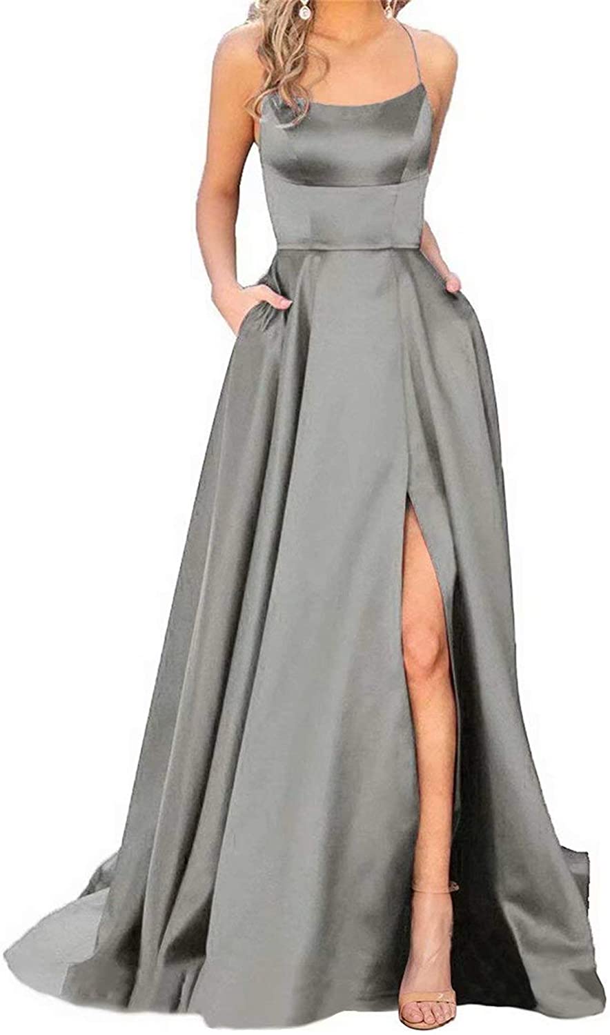 Spakling Burgundy Prom Dresses 2022 Evening Gowns Arabic Dubai Formal Occasion A-line Halter Blue Sexy Backless Black Girls Couple Day Criss Cross Str