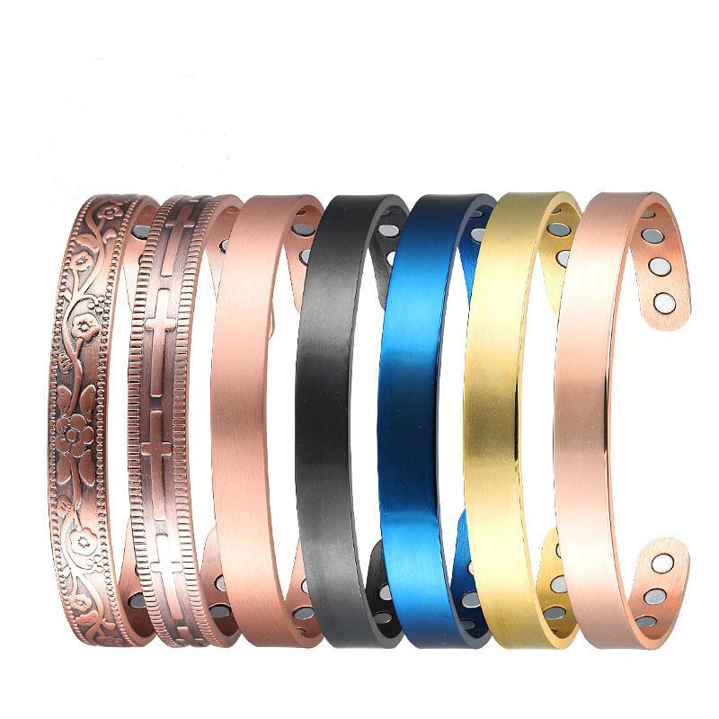 Bangle Cross Cuff 2021 Arrival Red Copper Magnet Titanium Steel Bangles Bracelet Men's Jewelry YP8103
Bangle Cross Cuff 2021 Arrival Red Copper Magnet Titanium Steel Bangles Bracelet Men's Jewelry YP8103