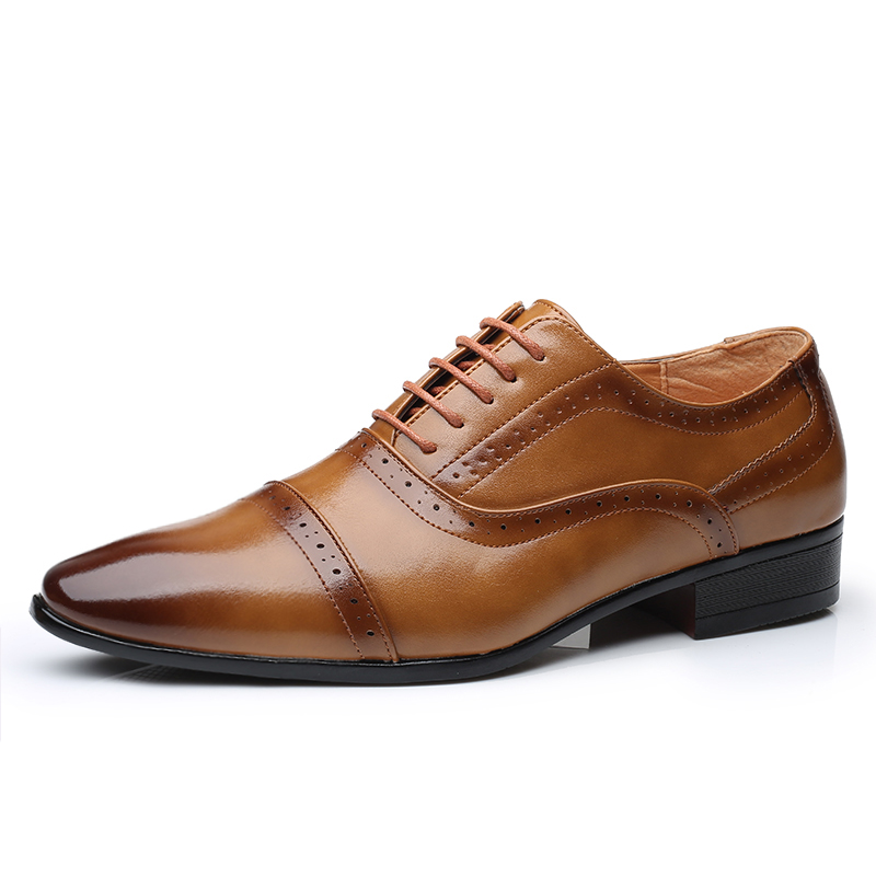 Male Leather Brogue Men Shoes Casual British Style Men Oxfords Brand Dress Shoes, Black
Male Leather Brogue Men Shoes Casual British Style Men Oxfords Brand Dress Shoes, Black