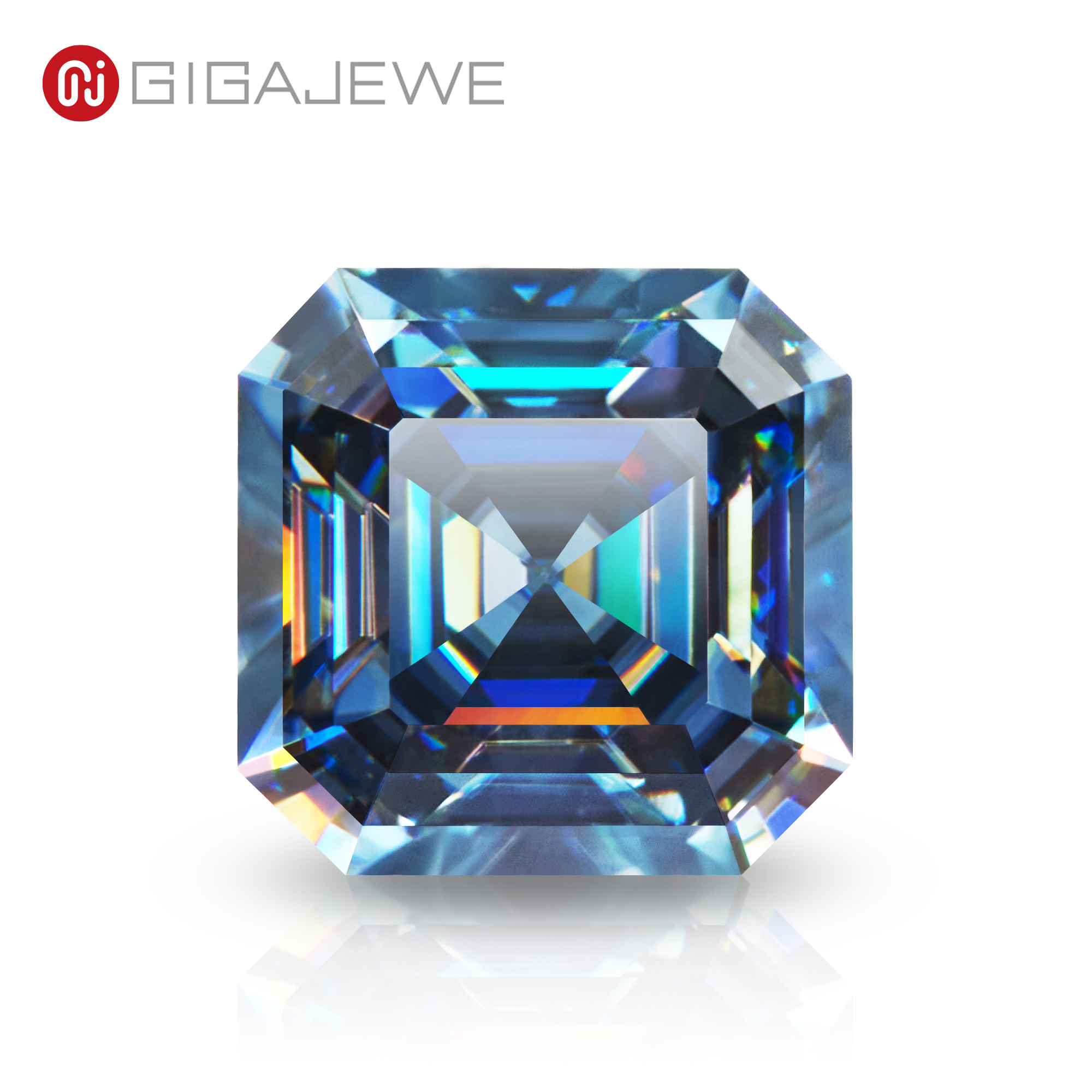 GIGAJEWE Blue Color Asscher cut VVS1 moissanite diamond 1-7ct for jewelry making
GIGAJEWE Blue Color Asscher cut VVS1 moissanite diamond 1-7ct for jewelry making