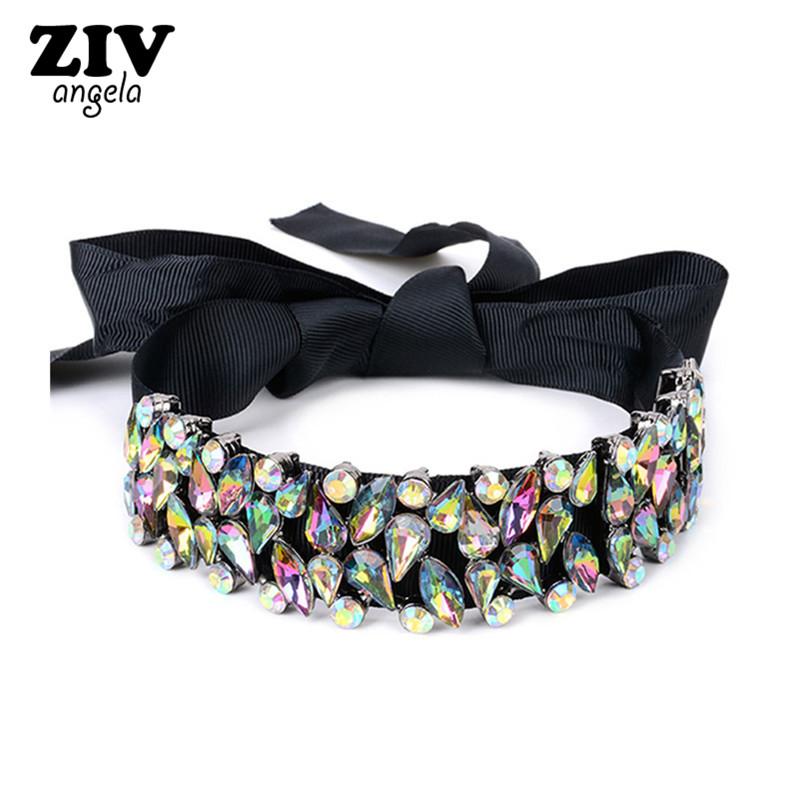 ZIVangela Fashion Luxury Crystal Chokers Pendant Maxi Statement Necklace Women Wedding Charm Sexy Collier Cute SKU5937
ZIVangela Fashion Luxury Crystal Chokers Pendant Maxi Statement Necklace Women Wedding Charm Sexy Collier Cute SKU5937