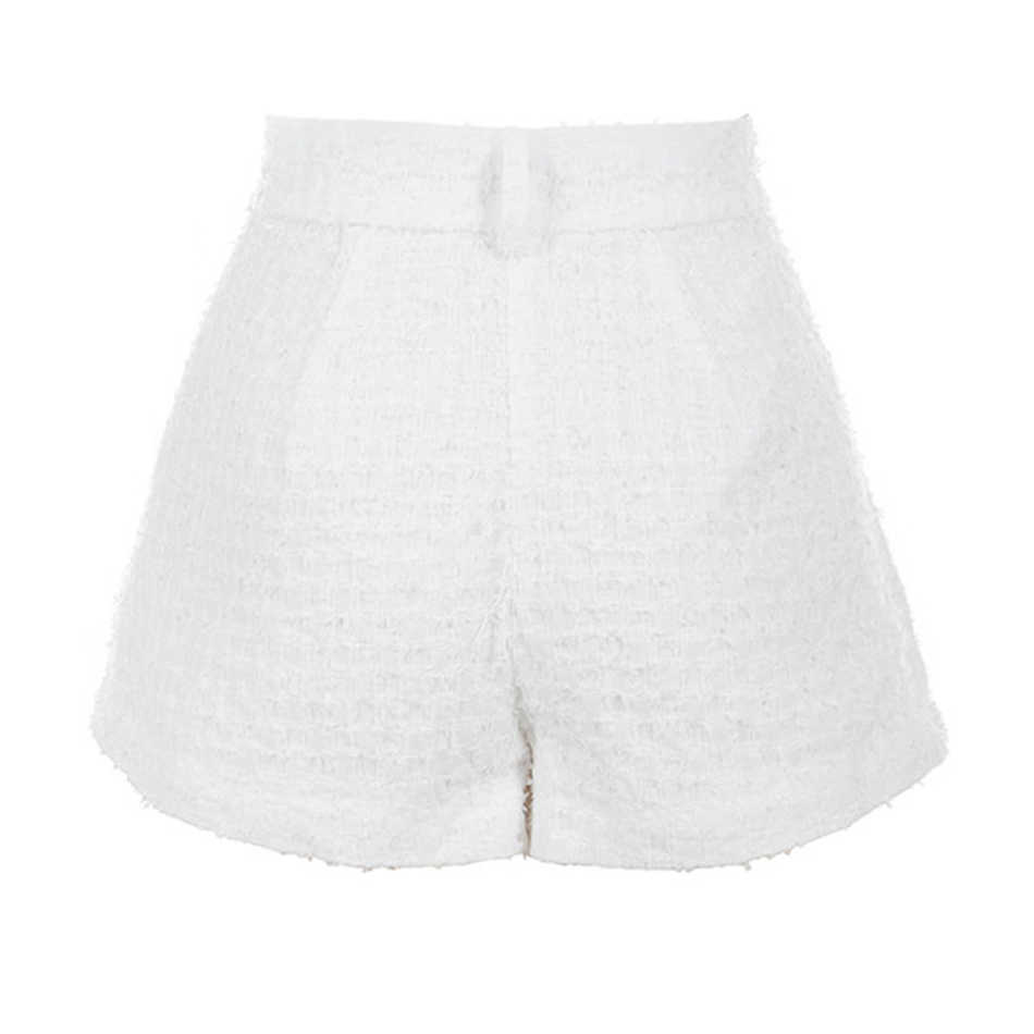 Fashion 2 Piece Set Women Puff Sleeve Short Crop Top High Waist Wide Shorts Tracksuit Sexy Conjunto Femenino Two Piece Set 210707