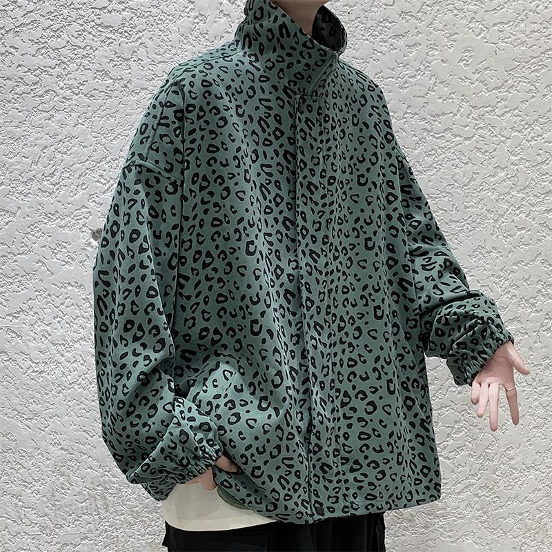 Men's Jackets 2021 Autumn Leopard Trendy For Men Casual Loose Brand Vintage Tops Fashion Male Clothing Chaqueta De Los Hombres, Green
Men's Jackets 2021 Autumn Leopard Trendy For Men Casual Loose Brand Vintage Tops Fashion Male Clothing Chaqueta De Los Hombres, Green