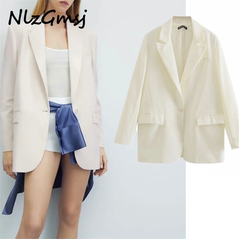 Blazer Woman Korean Slim Long Sleeve Single Breasted Women' Suit Temperament Loose Warm Women 03 210628, As picture
Blazer Woman Korean Slim Long Sleeve Single Breasted Women' Suit Temperament Loose Warm Women 03 210628, As picture