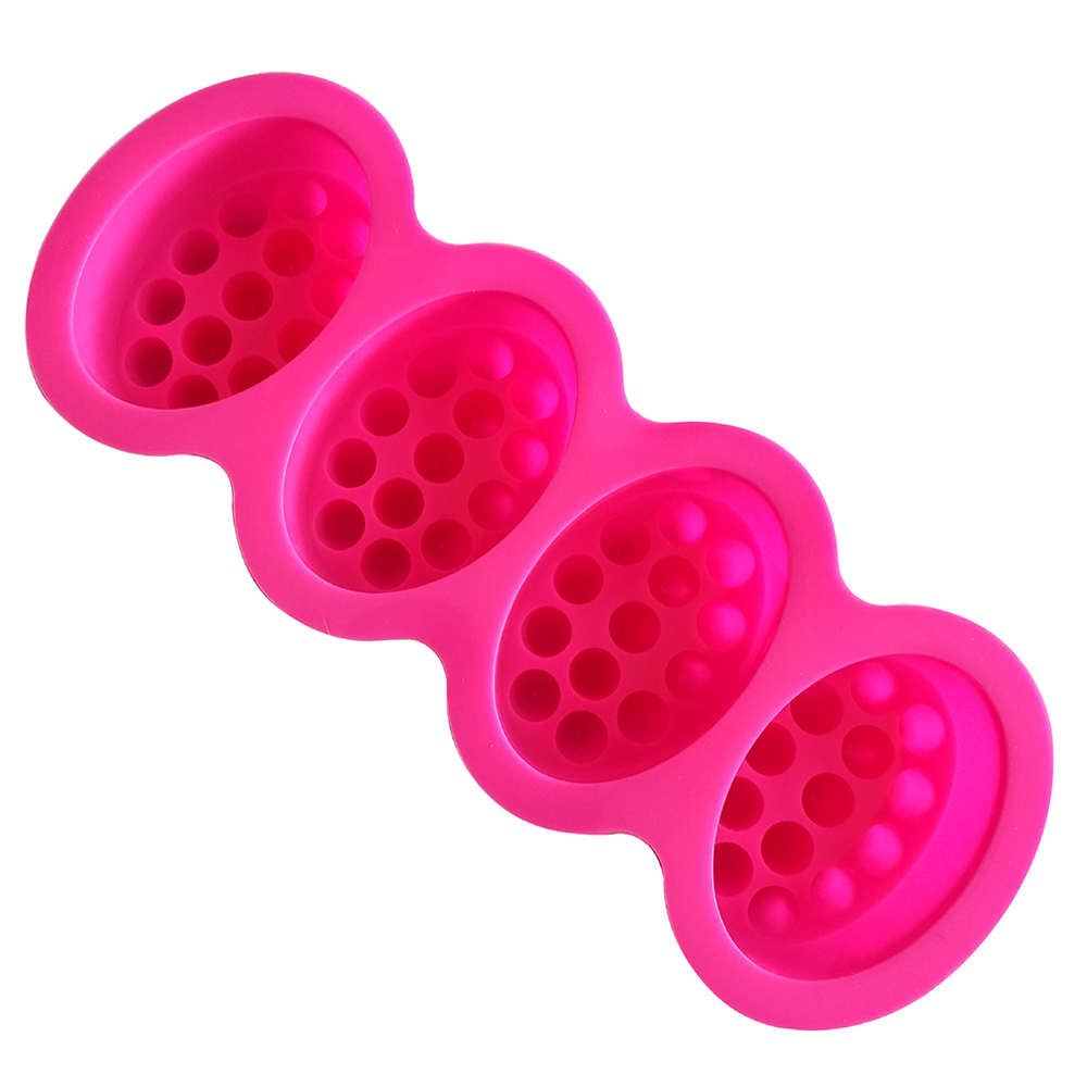 Silicone Massage Soap Mold Therapy Bar Soap Making Tools DIY Homemade Oval Spa Soaps Mould Soaps Resin Crafts