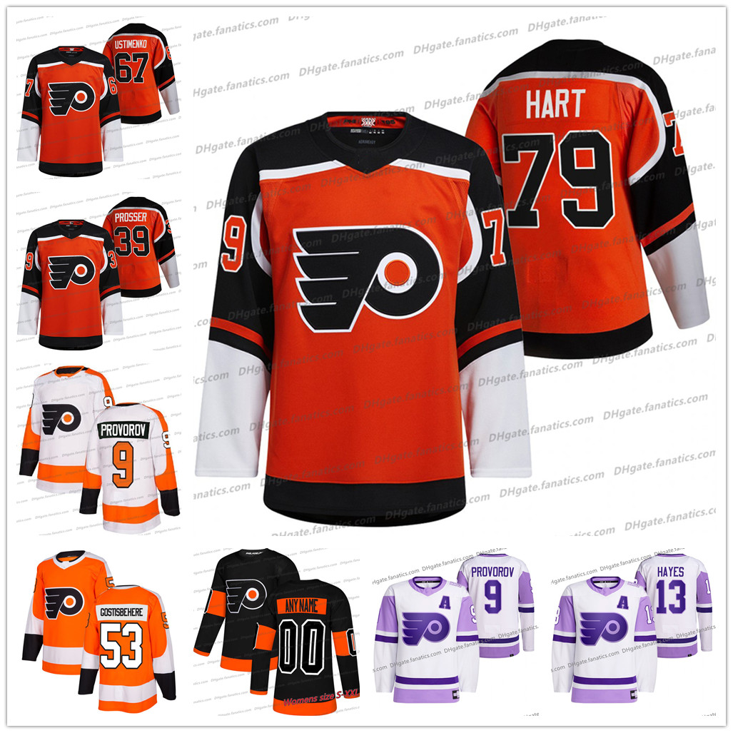 79 Carter Hart Philadelphia Flyers 2021 Hockey Fights Cancer Custom Jersey 89 Cam Atkinson 9 Ellis Provorov Couturier 11 Travis Konecny 28 C, Black;red
79 Carter Hart Philadelphia Flyers 2021 Hockey Fights Cancer Custom Jersey 89 Cam Atkinson 9 Ellis Provorov Couturier 11 Travis Konecny 28 C, Black;red