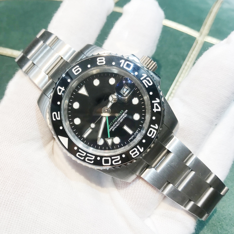 20 Types Men Watches 2813 black Ceramic bezel Black dial sapphire glass 904L stainless steel Luminous Mechanical waterproof wristwatches, Slivery;brown
20 Types Men Watches 2813 black Ceramic bezel Black dial sapphire glass 904L stainless steel Luminous Mechanical waterproof wristwatches, Slivery;brown