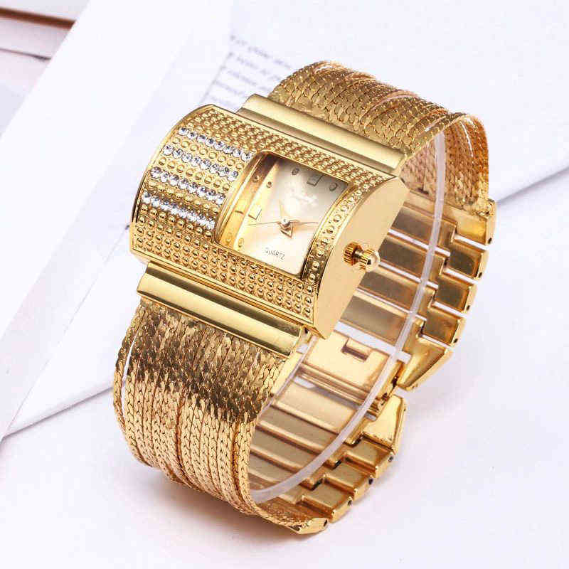 Creativity Fashion y Ladies Wrist Watches Top Gold Steel Strap Waterproof Women's Bracelet Watch Zegarek Damski 220113