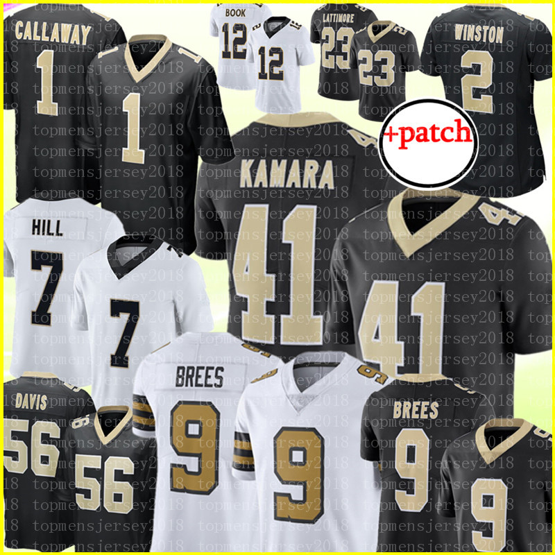 41 Alvin Kamara jersey 9 Drew Brees 2 Jameis Winston 1 Marquez Callaway Football Jerseys Taysom Hill Davis 10 Smith Marshon Lattimore Pete Werner Black White
41 Alvin Kamara jersey 9 Drew Brees 2 Jameis Winston 1 Marquez Callaway Football Jerseys Taysom Hill Davis 10 Smith Marshon Lattimore Pete Werner Black White