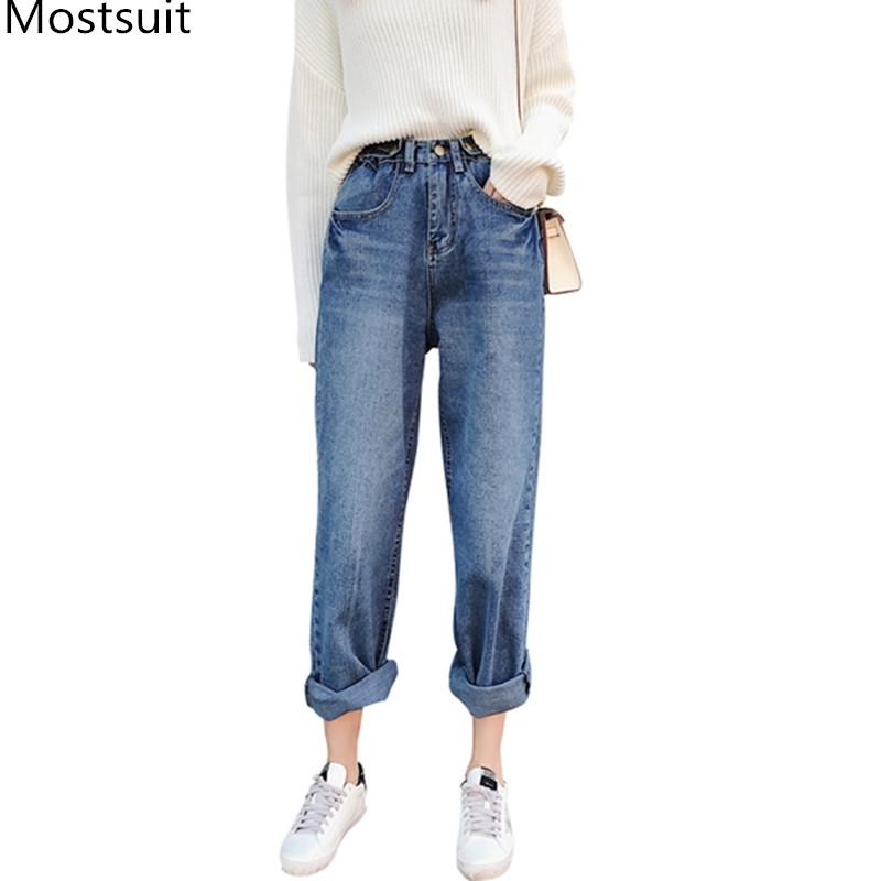 Blue High Waist denim Curling Trousers Jeans Women Adjustable Fashion Korean Vintage Female Long Pants 210518
Blue High Waist denim Curling Trousers Jeans Women Adjustable Fashion Korean Vintage Female Long Pants 210518