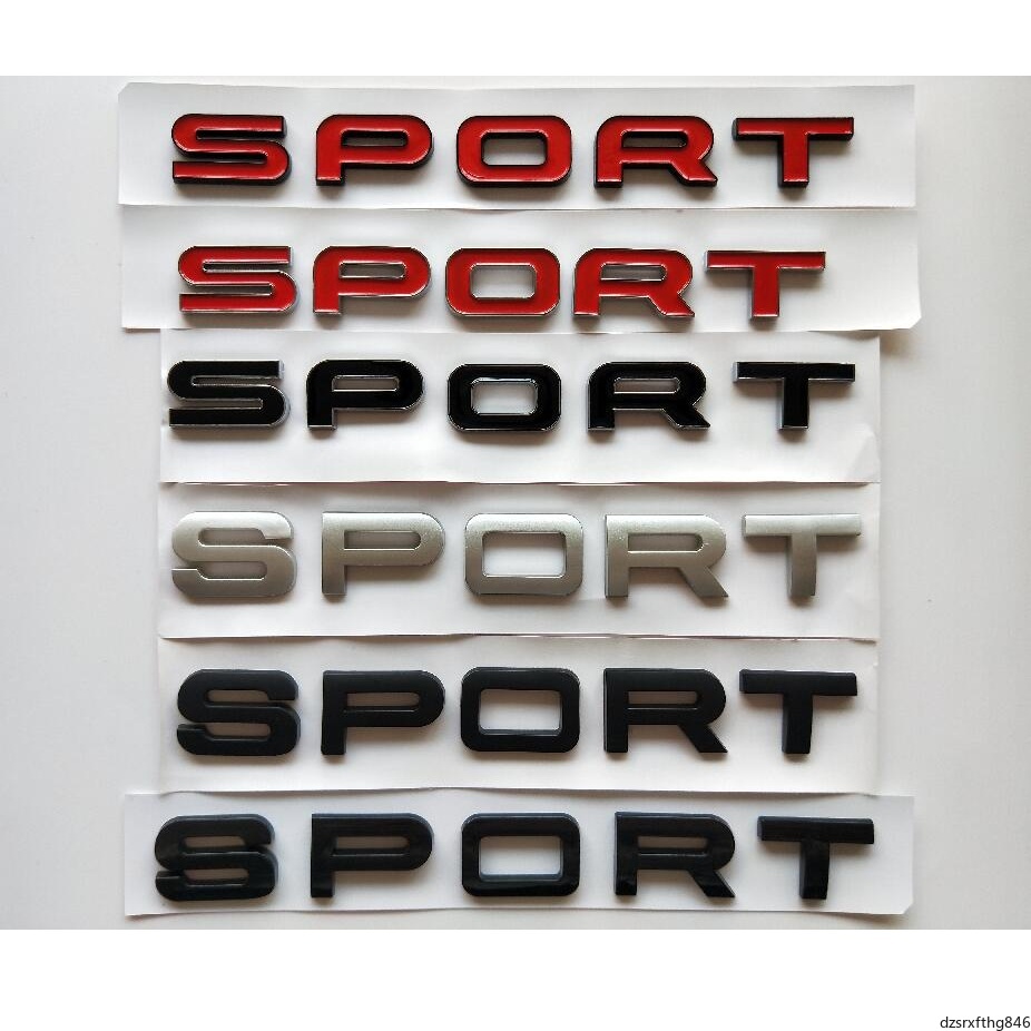 Chrome Silver Black Trunk Lid Letters SPORT Badge Emblem Emblems Badges Sticker for Land Rover Discovery Range Rover
Chrome Silver Black Trunk Lid Letters SPORT Badge Emblem Emblems Badges Sticker for Land Rover Discovery Range Rover