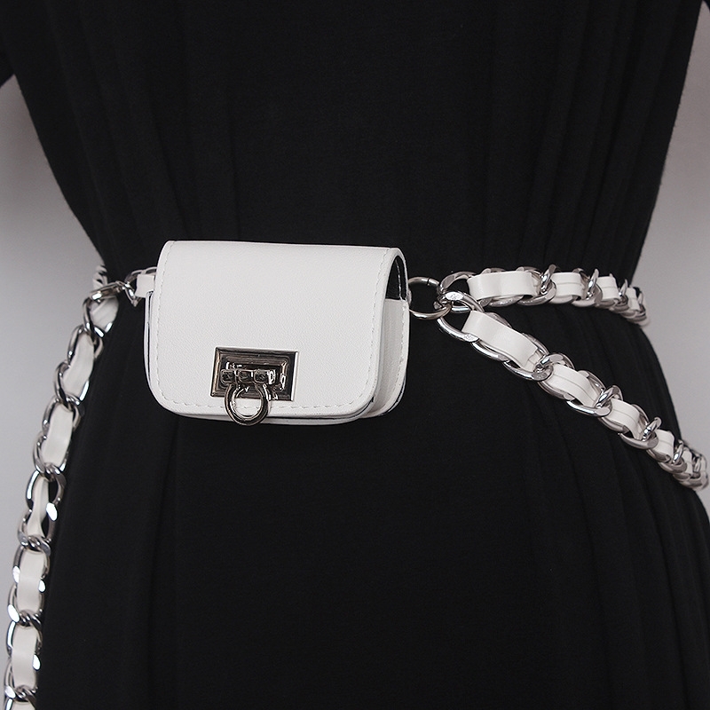 Net red mini woven leather rope chain waist fashionable concave shape personalized small 2021 new women's bag, Detachable white / silver bag
Net red mini woven leather rope chain waist fashionable concave shape personalized small 2021 new women's bag, Detachable white / silver bag