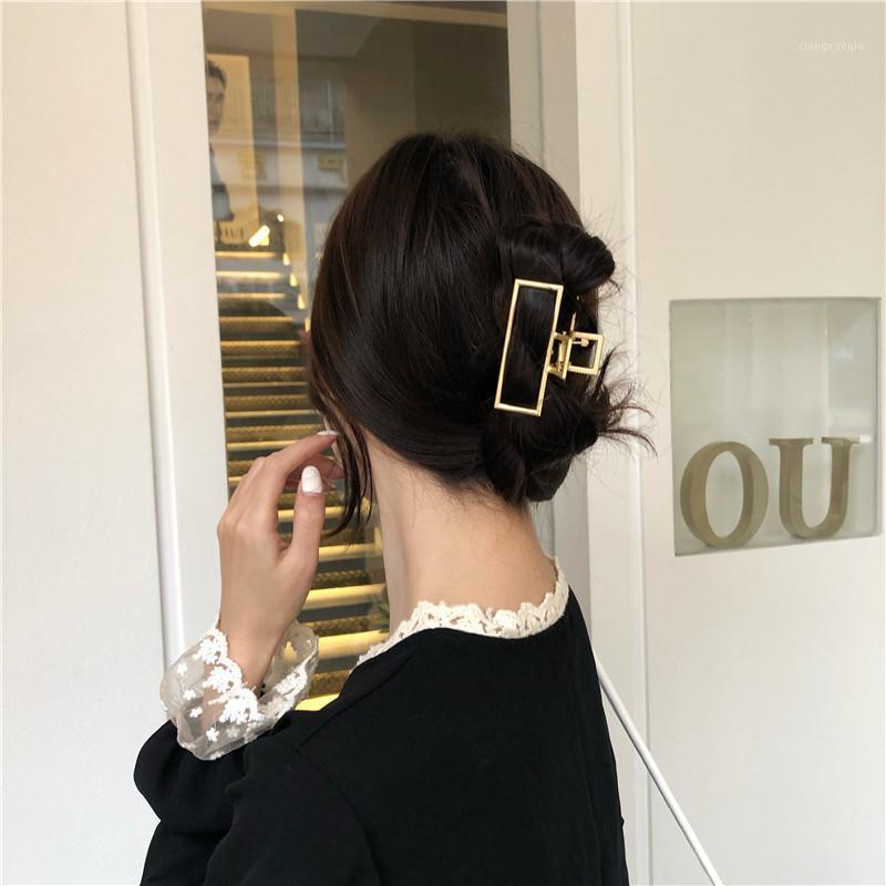 South Korea Ins Matte Metal Go Grab Clamp Large-Sized Hairpin Head Horsetail Clip Headdress Female Hair Clips & Barrettes, Golden;silver
South Korea Ins Matte Metal Go Grab Clamp Large-Sized Hairpin Head Horsetail Clip Headdress Female Hair Clips & Barrettes, Golden;silver
