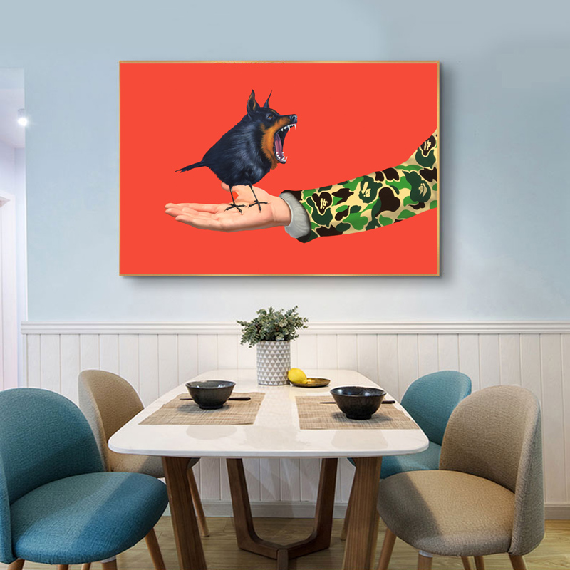 Bird In Hand Posters and Prints Canvas Painting Wall Art For Living Room Wall Pictures Classical Home Decor