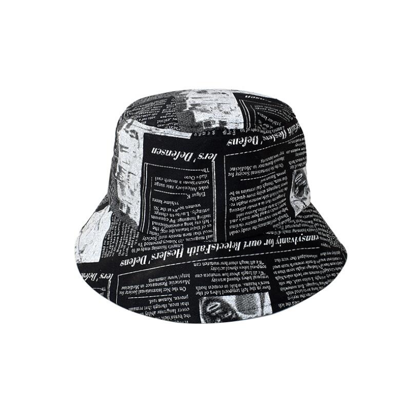 Unisex Stingy Brim Fisherman Hat Old Newspaper Pattern Printed Basin Street Trend Sun Cap Harajuku Bucket Outdoor Hip-Hop Hats, Customize
Unisex Stingy Brim Fisherman Hat Old Newspaper Pattern Printed Basin Street Trend Sun Cap Harajuku Bucket Outdoor Hip-Hop Hats, Customize