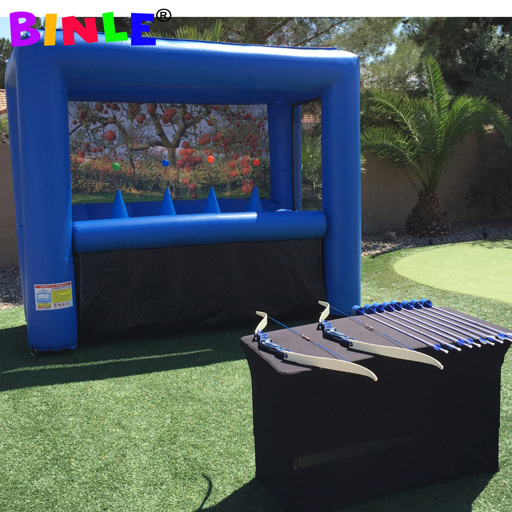 Safety Interactive Inflatable Archery Game Hoverball Target With Bows Arrows Hover Ball Shooting Counter Arena for Kids N Adults Sports Activities