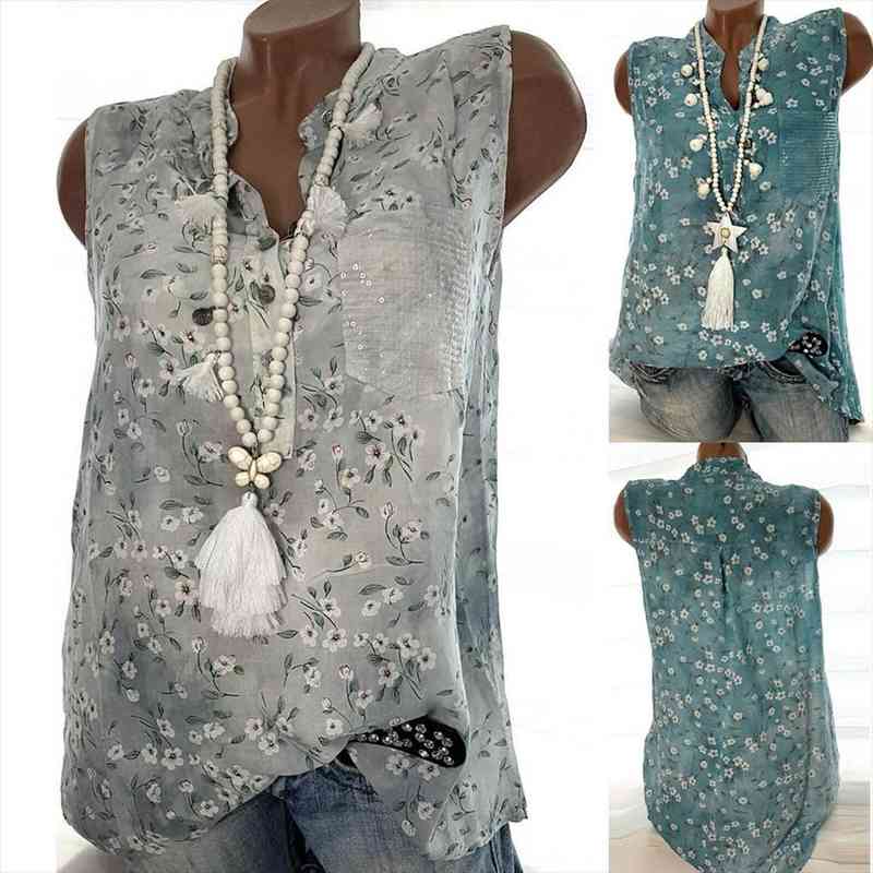 Summer Boho Blouse Vintage Bohemian Sleeveless Shirts Women Clothes Dropshipping, White
Summer Boho Blouse Vintage Bohemian Sleeveless Shirts Women Clothes Dropshipping, White
