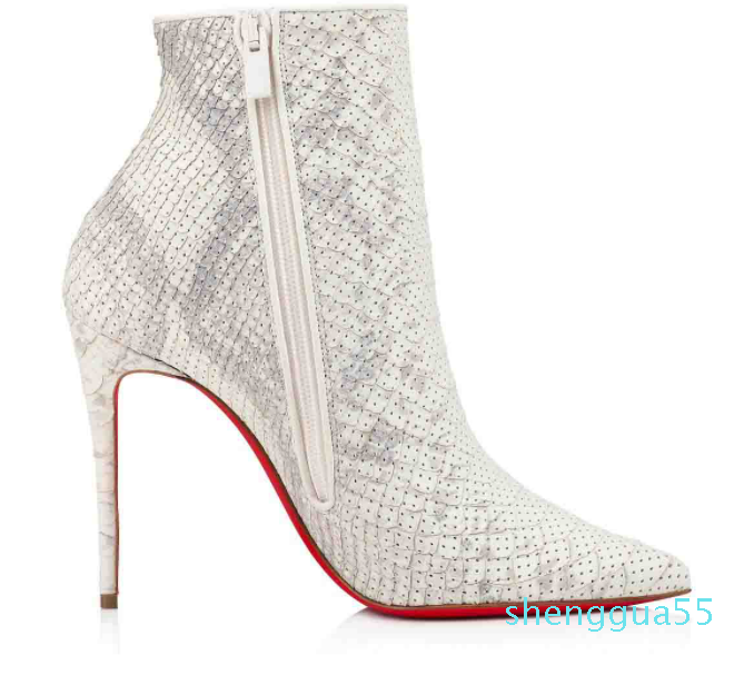 Elegantly Women Pumps Boots Black suede/leather calfskin shoes red bottom ankle boot So-Kate Booty Plume 100mm Heel Side zip Luxury designer
Elegantly Women Pumps Boots Black suede/leather calfskin shoes red bottom ankle boot So-Kate Booty Plume 100mm Heel Side zip Luxury designer