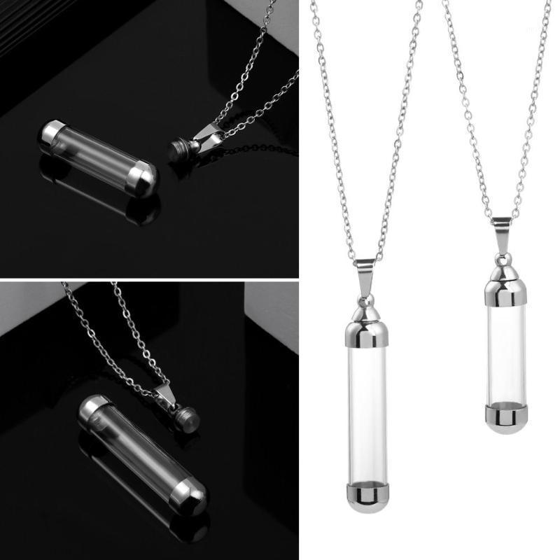 Chains Keepsake For Ash Sand Steel Chain DIY Jewellery Lucky Charm Perfume Jars Glass Vial Necklace Wishing Bottle Pendant
Chains Keepsake For Ash Sand Steel Chain DIY Jewellery Lucky Charm Perfume Jars Glass Vial Necklace Wishing Bottle Pendant