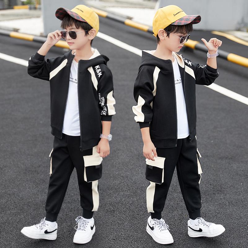 Clothing Sets Zipper Spring Summer Boys Suits Coat + Pants 2pcs/Set Kids Jacket Teenager Sport Leisure Tracksuit High Quality, Black pants
Clothing Sets Zipper Spring Summer Boys Suits Coat + Pants 2pcs/Set Kids Jacket Teenager Sport Leisure Tracksuit High Quality, Black pants