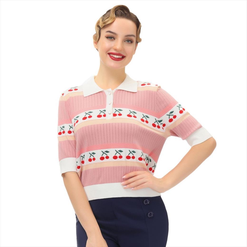women lapel collar knitted sweater 1 2 sleeve contrast color pullover knitwear fashion sweet casual summer clothes, White;black
women lapel collar knitted sweater 1 2 sleeve contrast color pullover knitwear fashion sweet casual summer clothes, White;black