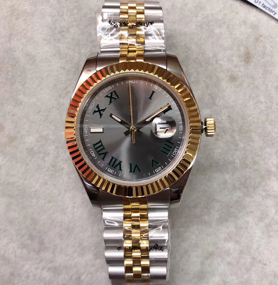 U1 ST9 Wimbledon Dial Two Tone Datejust Fluted Bezel Watch 41mm 116333 126334 Automatic Mechianical Wristwatches Oyster Strap Sapphire Movement Mens Watches, 19
U1 ST9 Wimbledon Dial Two Tone Datejust Fluted Bezel Watch 41mm 116333 126334 Automatic Mechianical Wristwatches Oyster Strap Sapphire Movement Mens Watches, 19