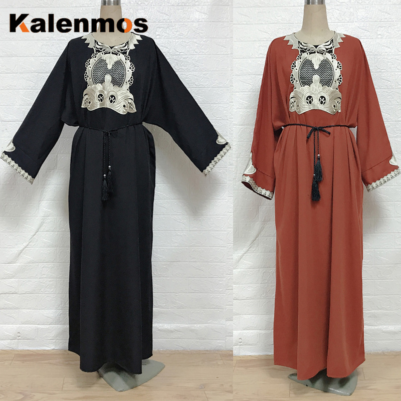 Kalenmos Muslim Abaya Hijab Dress Women Turkey Moroccan Kaftan Eid Ramadan Islamic Clothes Dubai Prayer Lae-up Caftan Long Robe
Kalenmos Muslim Abaya Hijab Dress Women Turkey Moroccan Kaftan Eid Ramadan Islamic Clothes Dubai Prayer Lae-up Caftan Long Robe