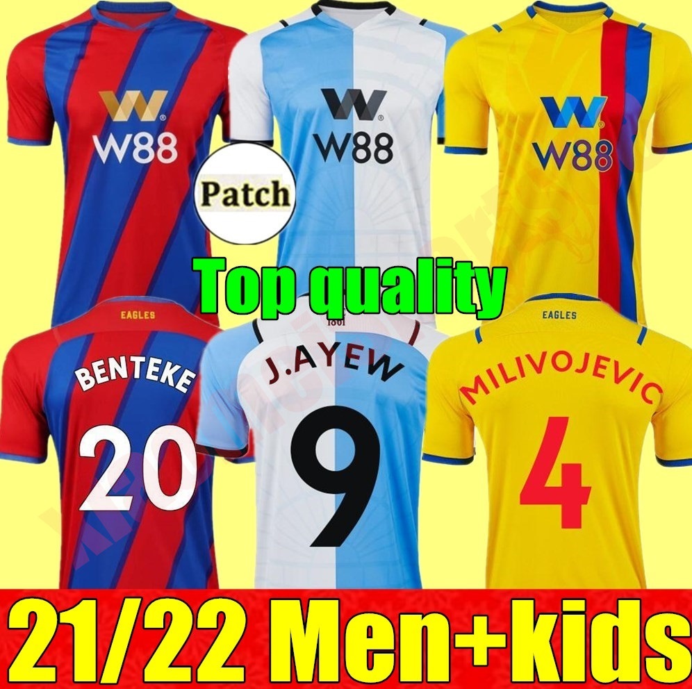2021 2022 CRYSTAL OLISE Third Soccer Jerseys 21 22 PALACE ZAHA EZE J.AYEW Away maillots de foot BENTEKE MILIVOJEVIC MATETA ANDERSEN GALLAGHER Home Football shirt Kit, Home+league patch
2021 2022 CRYSTAL OLISE Third Soccer Jerseys 21 22 PALACE ZAHA EZE J.AYEW Away maillots de foot BENTEKE MILIVOJEVIC MATETA ANDERSEN GALLAGHER Home Football shirt Kit, Home+league patch