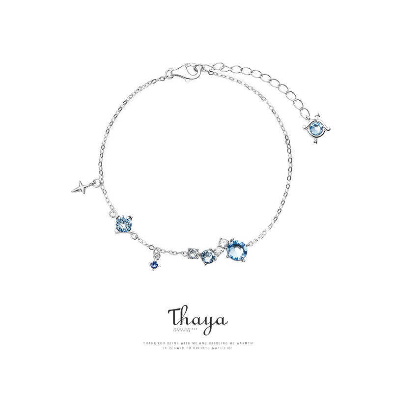 Thaya 925 silver jewelry bracelets High quality Twelve Constellations Nebula Bracelets For Girls Elegant Special Jewelry CX200702