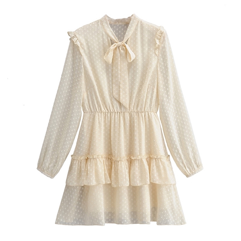 Summer Women Mini Dress Ladies' V-neck Long Sleeve Bow Dresses Female Streetwear 210524, Beige
Summer Women Mini Dress Ladies' V-neck Long Sleeve Bow Dresses Female Streetwear 210524, Beige