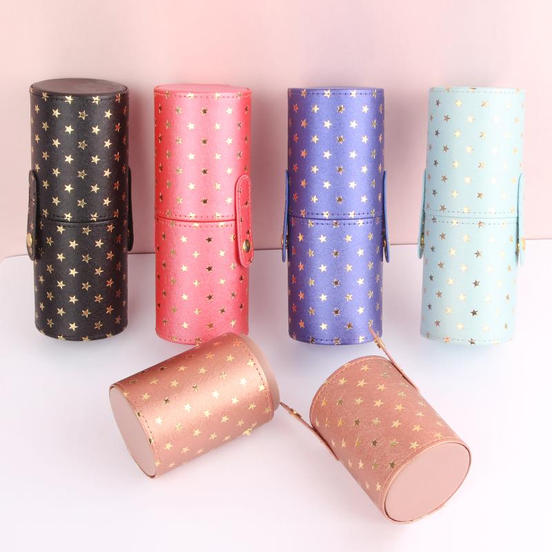 Makeup Brushes Star Series Brush Bucket Waterproof PU Beauty Storage Pack Box Tools