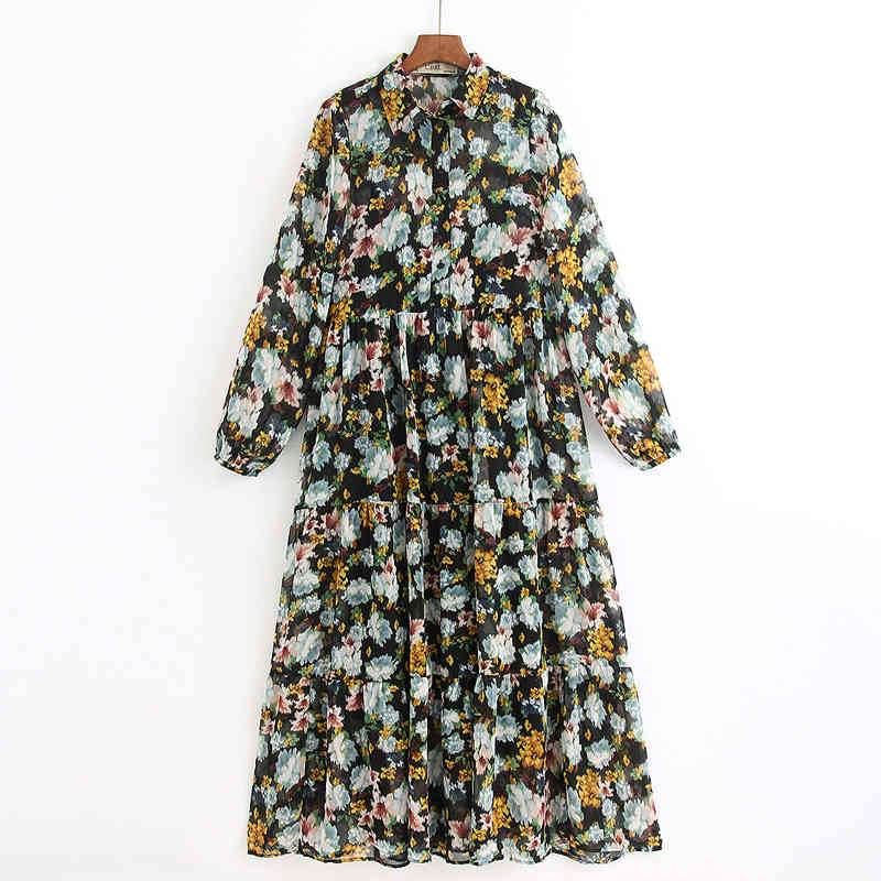 Prairie Chic Floral Printed Long Dresses Women Fashion Turn Down Collar Dress Elegant Ladies Mid Calf Dresses 210520, Pic
Prairie Chic Floral Printed Long Dresses Women Fashion Turn Down Collar Dress Elegant Ladies Mid Calf Dresses 210520, Pic