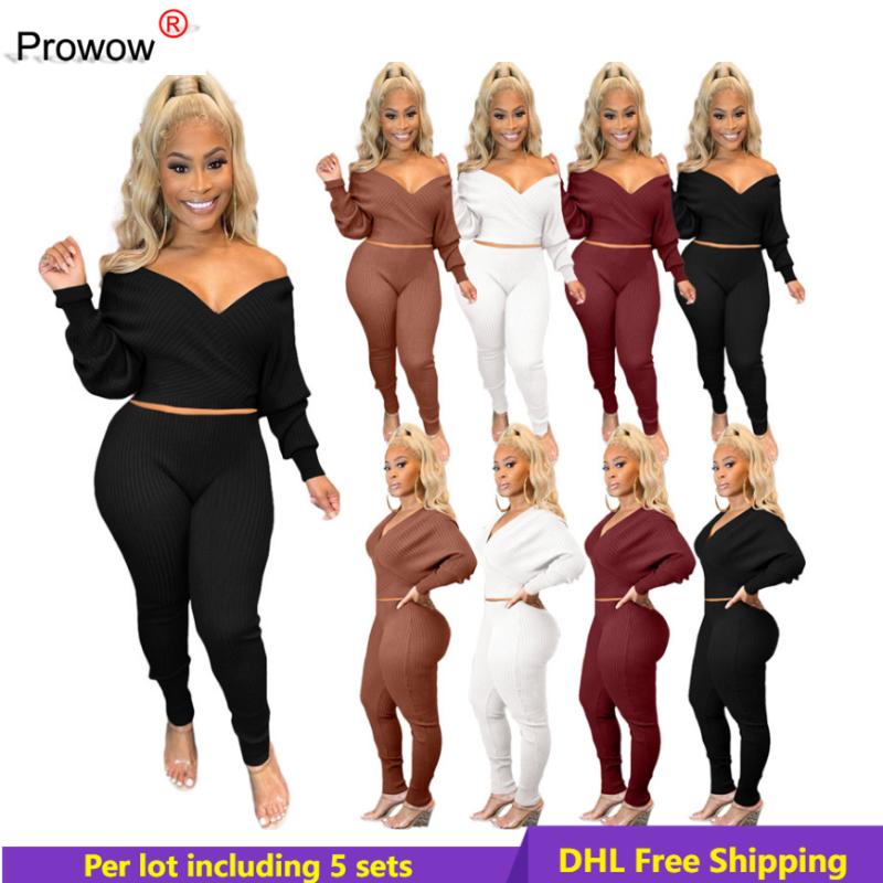 Women's Two Piece Pants Wholesale Knitted Ribbed Set Womens Outfits Sexy V Neck Top 2pcs Matching Fall Winter Clothes DHL 6578, White
Women's Two Piece Pants Wholesale Knitted Ribbed Set Womens Outfits Sexy V Neck Top 2pcs Matching Fall Winter Clothes DHL 6578, White