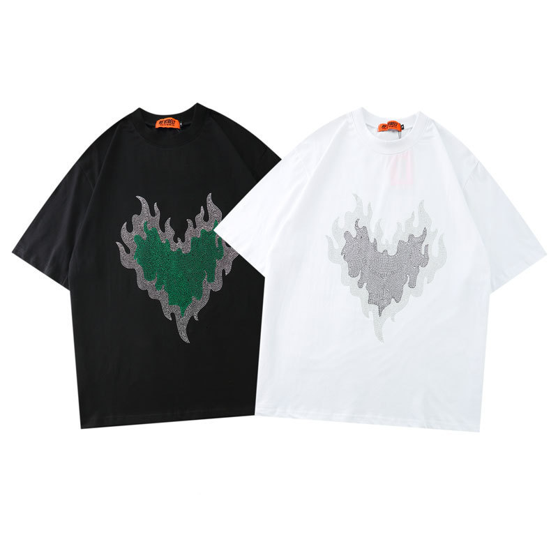 fashion t shirt impas guochao love drill short sleeve men's brand street relaxed leisure lazy style student couple compassionate, White;black
fashion t shirt impas guochao love drill short sleeve men's brand street relaxed leisure lazy style student couple compassionate, White;black