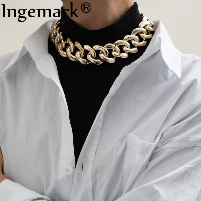 Hip Hop Acrylic Choker Necklace Exaggerated Big Chunky Chain Female Jewelry Steampunk Men Women Accessories Chains
Hip Hop Acrylic Choker Necklace Exaggerated Big Chunky Chain Female Jewelry Steampunk Men Women Accessories Chains