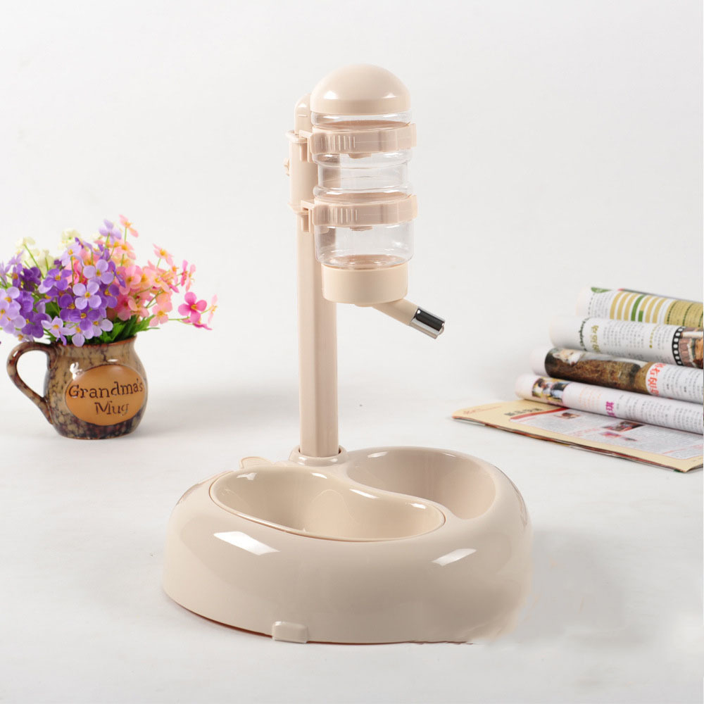 Dog Can Lift Water Cup Hanging Type Non-wet Mouth Automatic Drinking Water Feeder Pet Vertical Cat Drinking Fountain Mobile