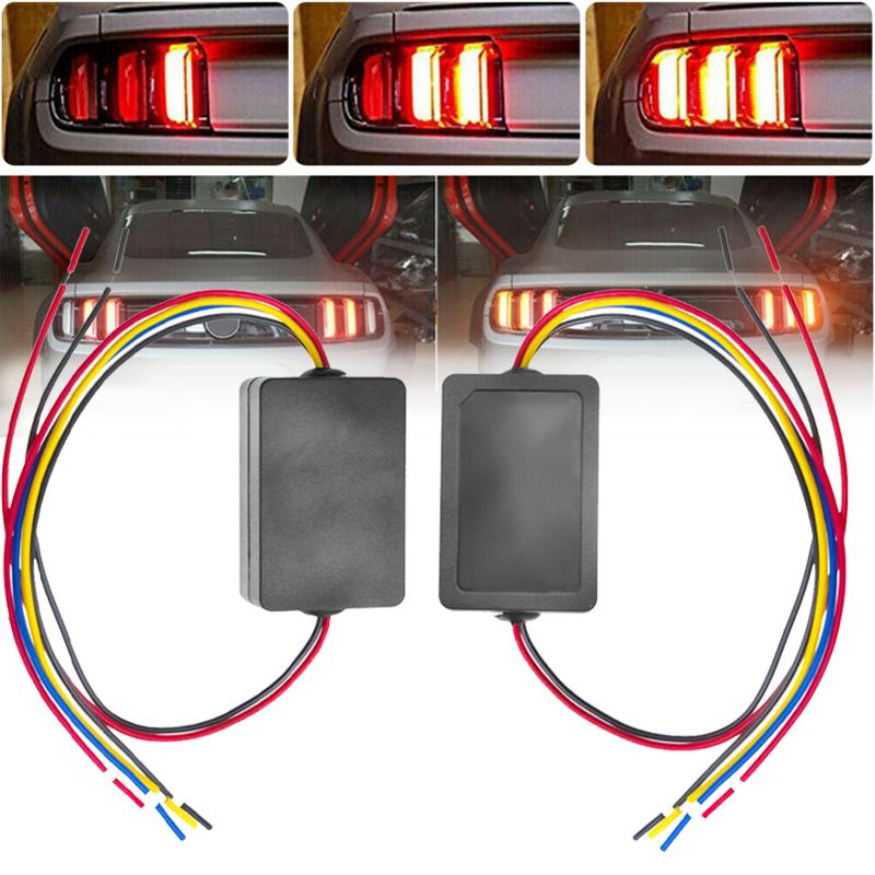 Emergency Lights 3-Step Sequential Dynamic Chase Flash Module Boxes Car Front Or Rear Turn Signal Light LED Controller For Mustang, As pic
Emergency Lights 3-Step Sequential Dynamic Chase Flash Module Boxes Car Front Or Rear Turn Signal Light LED Controller For Mustang, As pic
