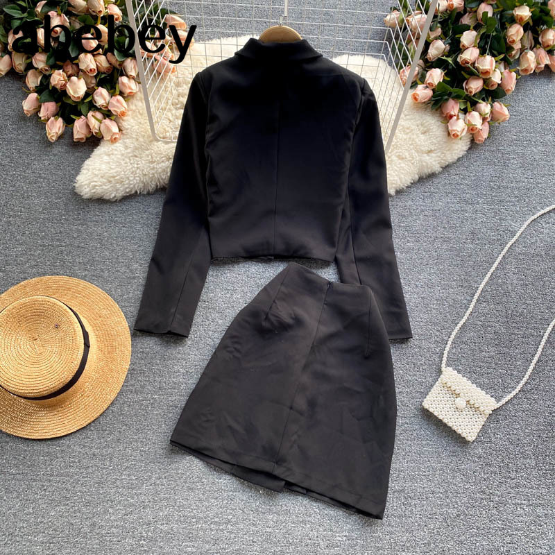 Women Summer Korean Fashion Se Casual Short Sleeve Blouses+High Waist Pleated Mini Skirts Two Piece Set 210512Z