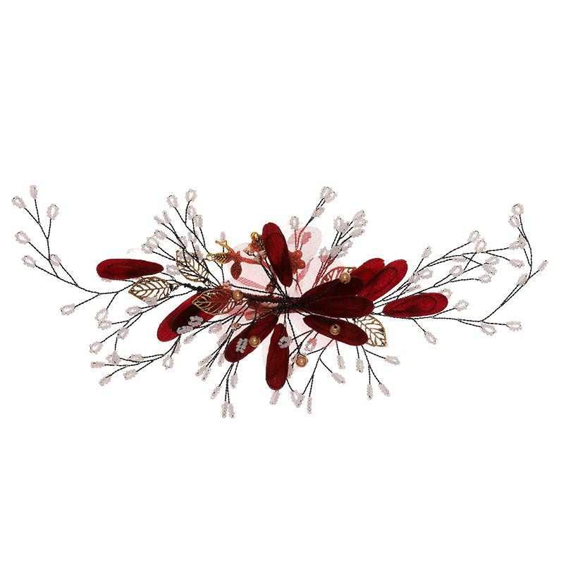 Hair Clips & Barrettes 2021 Korean Handmade Headwear Bridal Rhinestone Red Flower Hairpin Wedding Dress Accessories Wholesale
Hair Clips & Barrettes 2021 Korean Handmade Headwear Bridal Rhinestone Red Flower Hairpin Wedding Dress Accessories Wholesale