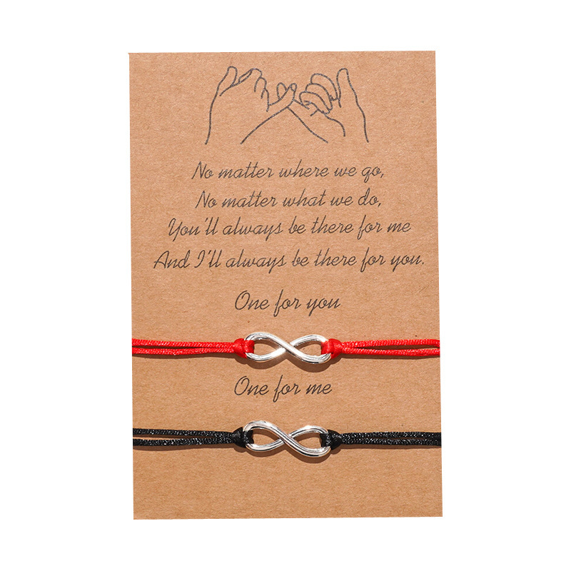 2pcs Hombres Regalos Handmade Bracelet Set Friendship Bracelet Set Infinity Love Couples Bracelet Set Infinity Jewelry
2pcs Hombres Regalos Handmade Bracelet Set Friendship Bracelet Set Infinity Love Couples Bracelet Set Infinity Jewelry