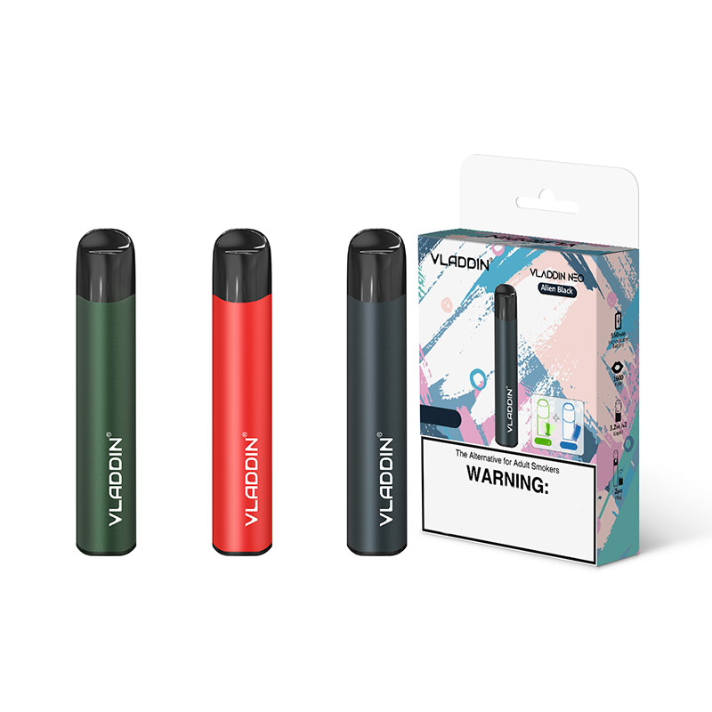 Original Vladdin NEO Pod Kit Electronic Cigarettes 550mAh Battery 3.2ml Capacity Plug Pod
Original Vladdin NEO Pod Kit Electronic Cigarettes 550mAh Battery 3.2ml Capacity Plug Pod
