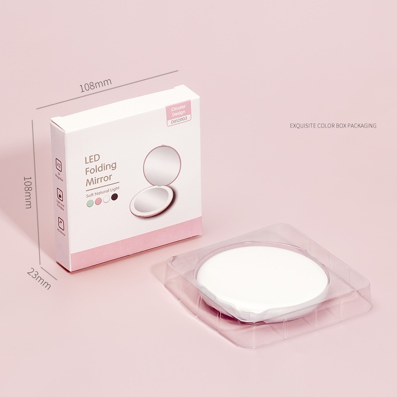Cosmetic Mirrors Makeup Lens Compact Hand Usb Charging Led Fold Mirror Touch Sensitive Switch Small Light Intelligence Portable
Cosmetic Mirrors Makeup Lens Compact Hand Usb Charging Led Fold Mirror Touch Sensitive Switch Small Light Intelligence Portable