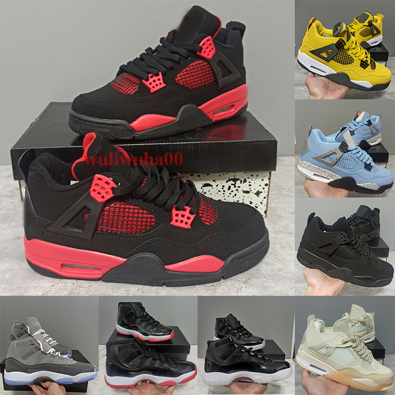 Red Thunder 4 Basketball Shoes Mens Womens Jumpman 4s University Blue Fire Red Lightning Shimmer Black Cat 11 11s Cool Grey Man Sports Sneakers Trainers, Withbox-15
Red Thunder 4 Basketball Shoes Mens Womens Jumpman 4s University Blue Fire Red Lightning Shimmer Black Cat 11 11s Cool Grey Man Sports Sneakers Trainers, Withbox-15