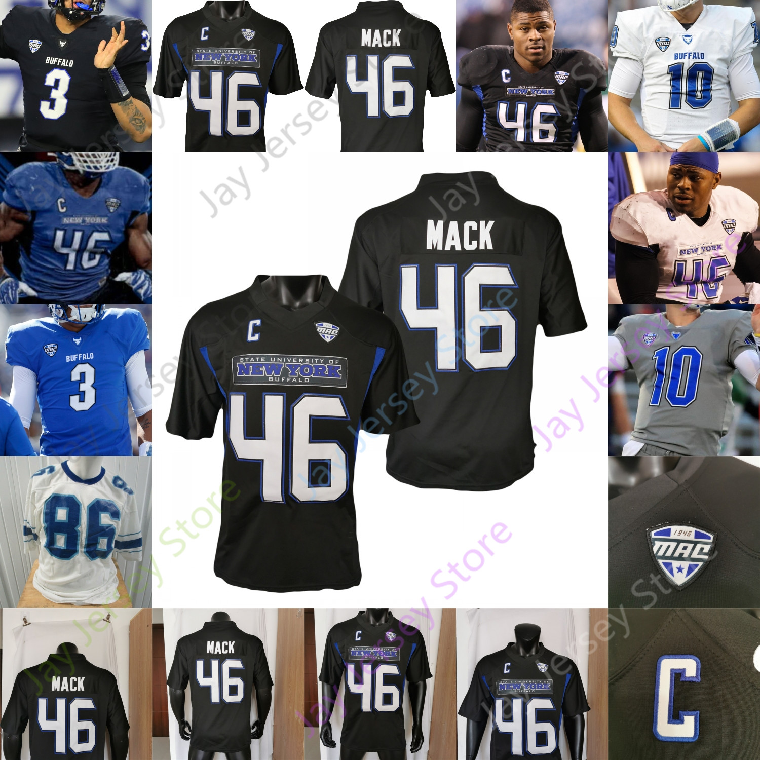 Buffalo Football Jersey NCAA College Khalil Mack Kyle Vantrease Jaret Patterson Kevin Marks Antonio Nunn Taylor Riggins Koonce Myers Mack, Baby blue i
Buffalo Football Jersey NCAA College Khalil Mack Kyle Vantrease Jaret Patterson Kevin Marks Antonio Nunn Taylor Riggins Koonce Myers Mack, Baby blue i